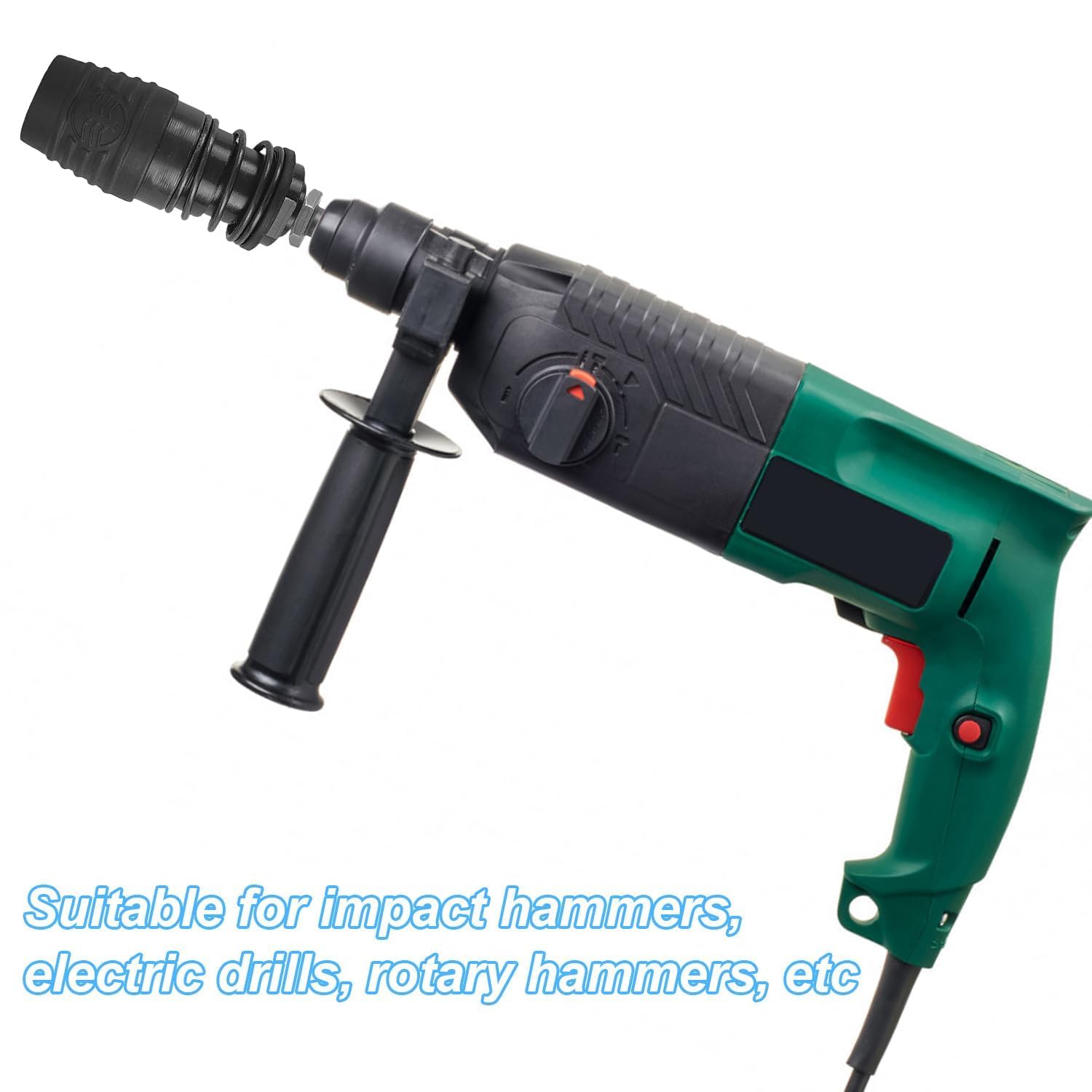 SQLJYU SDS Plus Max Meißel Adapter Set, SDS Bohrfutter Adapter, SDS Adapter Schnellspann Bohrfutter - Schneller und Effizienter Bohrerwechsel für Maximale Produktivität