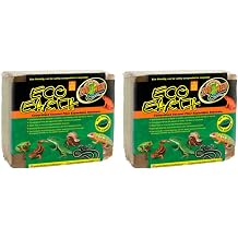 DBDPet Zoomed Eco Earth 3 Bricks Compressed Coconut Fiber Substrate 2 Pack - Includes Attached Pro-Tip Guide...