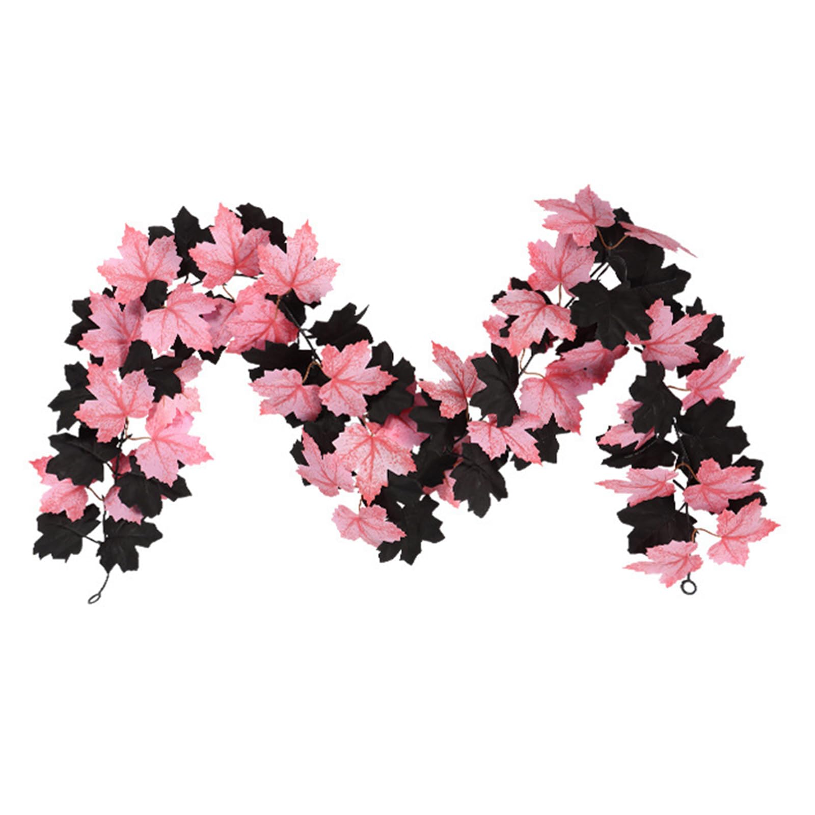 Xjdzineq Efficient Fall Foliages Vine Halloween Decoration Set Weather Resistant Curly Garlands for Mantles Shelf Styling Halloween Maples Vine