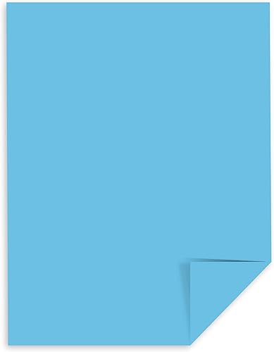 Miniatura 4 de Astrobrights Cartulina de color, 8 12" x 11", certificado FSC, 30% reciclado, 65 libras, azul lunar, paquete de 250 y cartulina Astrobrights Neenah