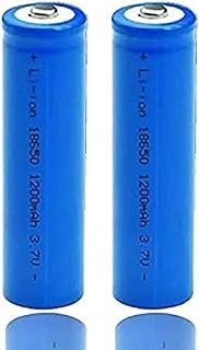 1200mAh High Capacity Rechargeable Battery Large Capacity Rechargeable Battery 1200mAh 3.7V Battery 3.7V Li-ion Battery Used to Charge LED Flashlight,2 Pcs