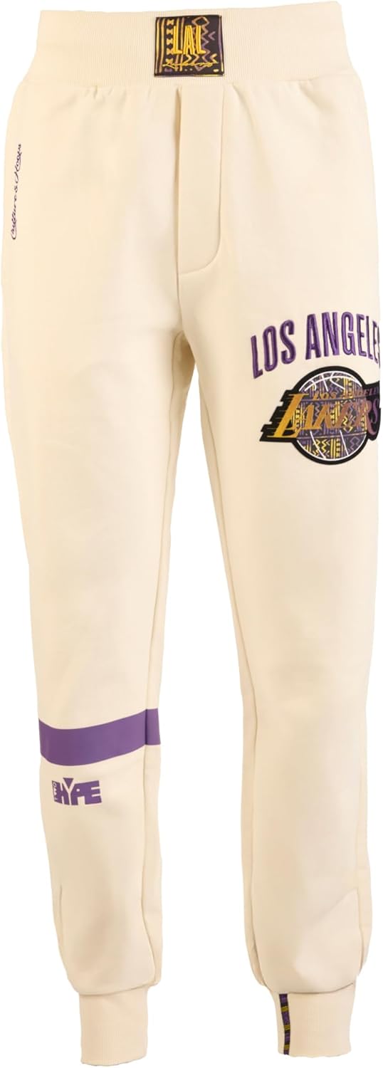 Two Hype NBA Men’s Knitted Fleece Jogger | Heavyweight 100% Cotton Sweatpants for Warm, Soft, Casual Daily Wear