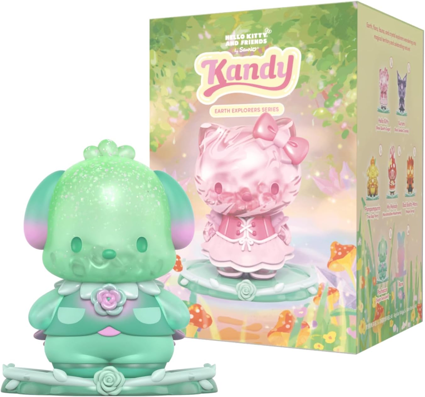 Mighty Jaxx Kandy x Sanrio Earth Explorer Series | Blind Box Collectible Figurines | One Pack - Contains One Random Figure