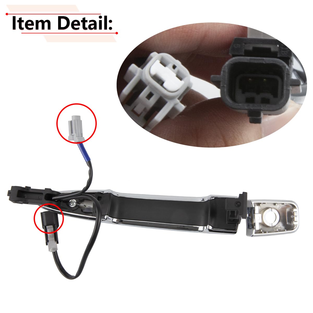 Amazon.com: RLB-HILON Exterior Door Handle Compatible with Nissan