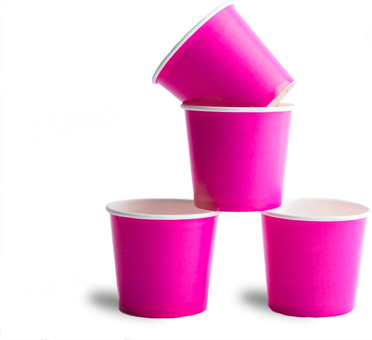 GRACE PAPER GLASS Gold Quality Paper Disposable Bowl/Cups (100 ml ...