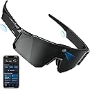 AI Smart Glasses with Camera 4K, Video Recording Glasses with Camera, Polarized Sports Sunglasses with EIS Stabilization, Dual Mic Noise Canceling, IP66, ChatGPT Enabled