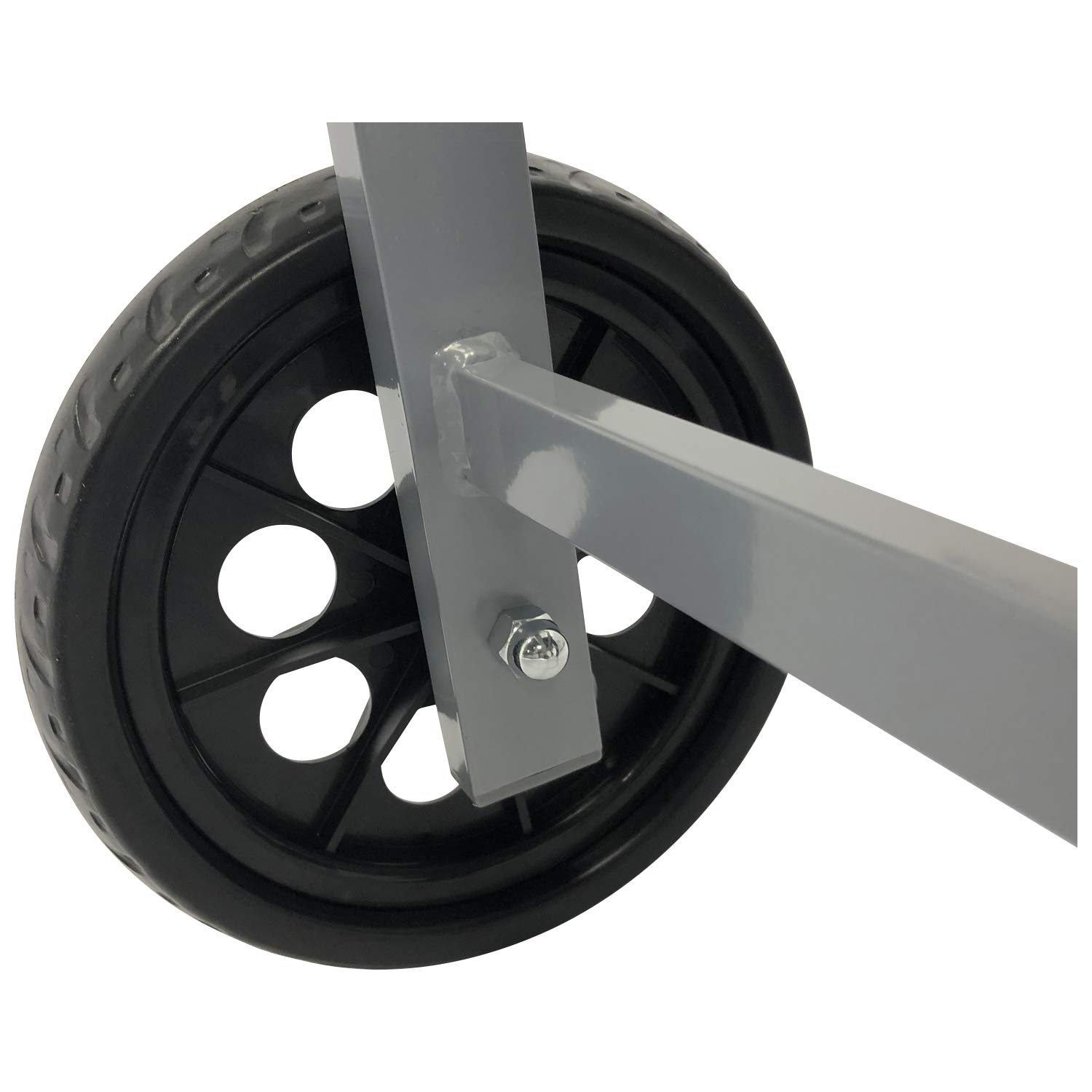DEGAMO Gartenliege Rollenliege Ostia 200cm, Aluminium Silbergrau + Kunstgewebe schwarz wetterfest, Rückenteil 5-Fach verstellbar, Outdoor