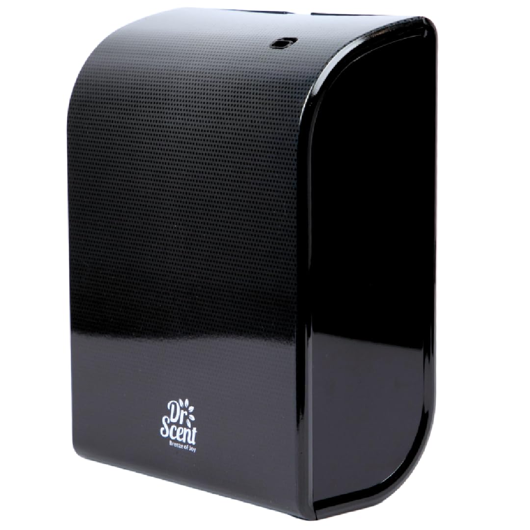 Dr Scent Essential Oil Diffuser – Elegant Floral | Sophisticated Design, 100 m²-300 m³ Coverage, Bluetooth & App Control, Infuses Fragrance to Enhance Your Environment (Black)