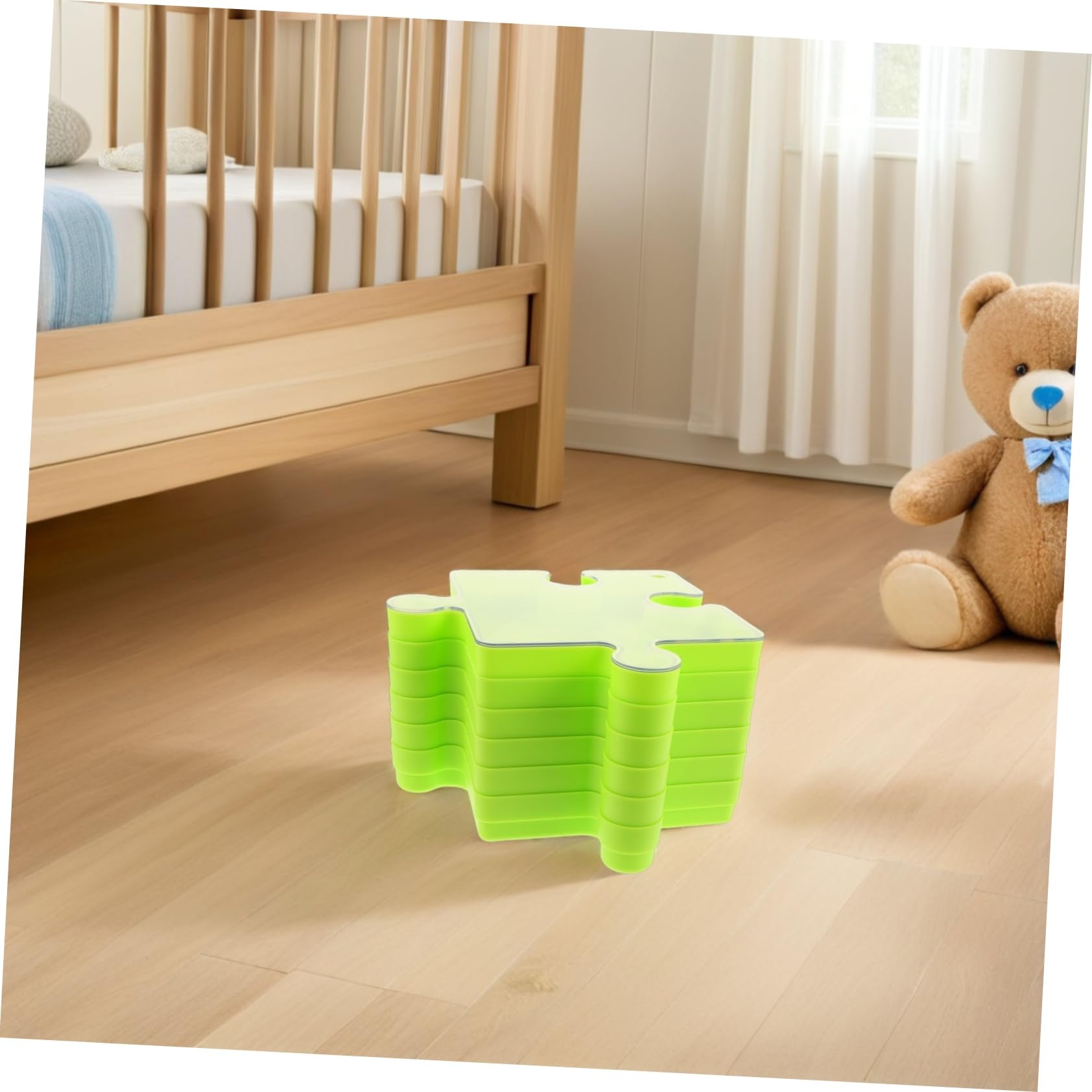 Hohopeti 6stücke Puzzle Aufbewahrungsbox mit Deckel Puzzlesortierer aus Kunststoff Tragbar und Leicht für Zuhause Schule und Unterwegs