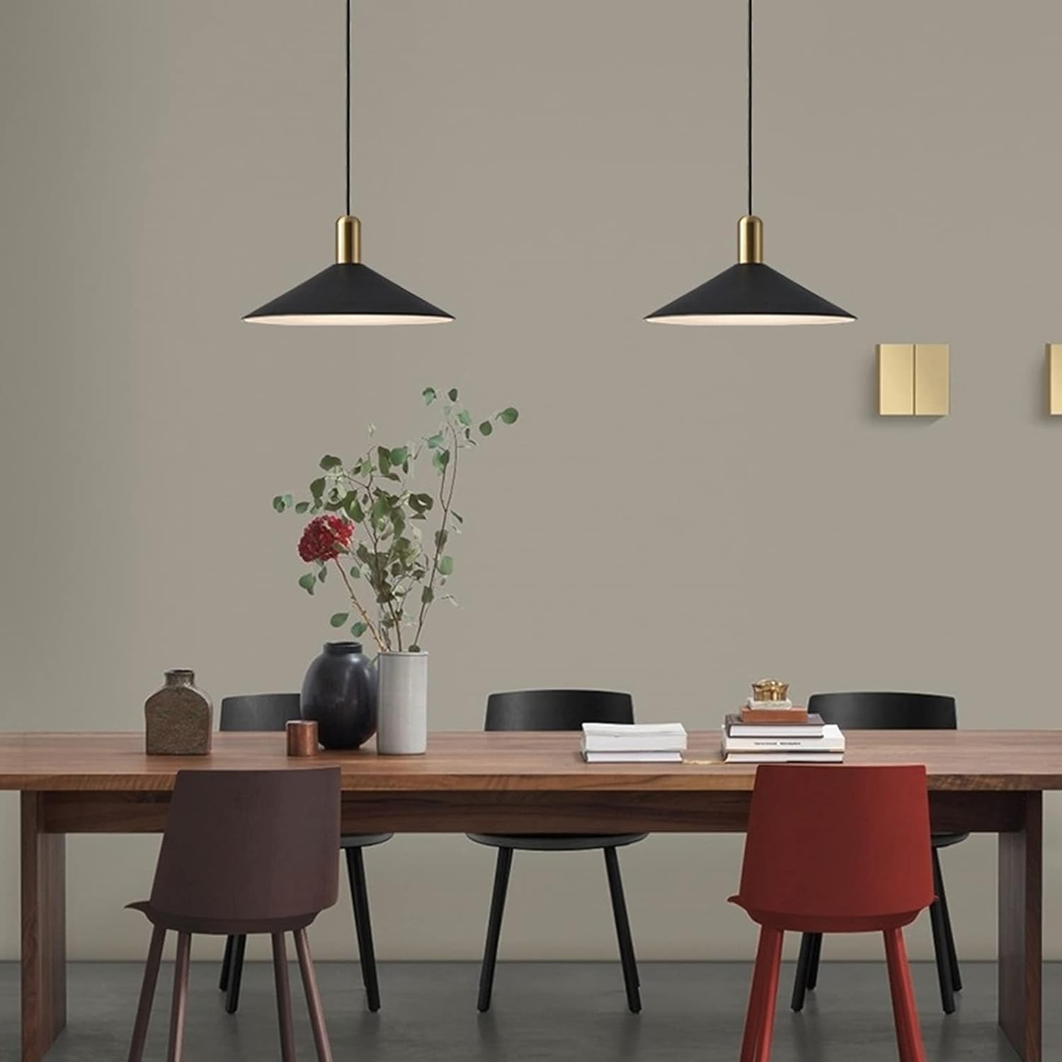 Pojedyncza czarna pojedyncza lampa LED