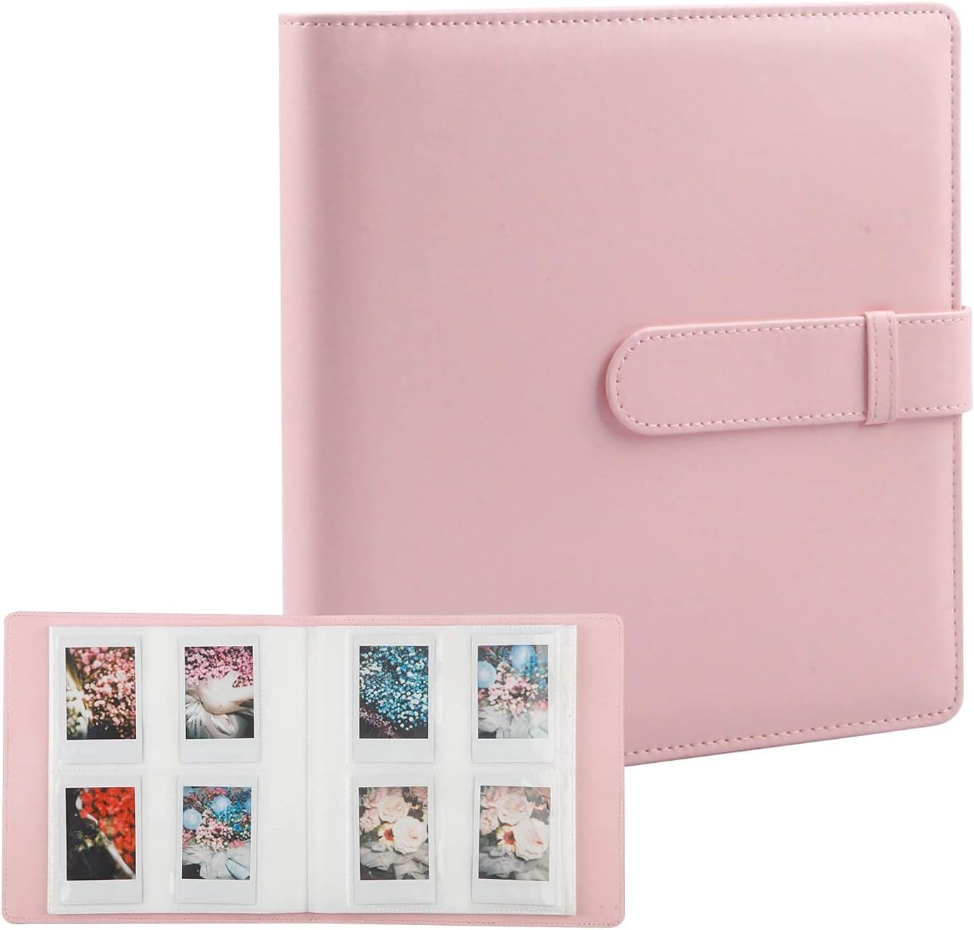 Album Fotografico Per Instax Mini - 256 Tasche, Compatibile Con Fujifilm, Polaroid E Kodak, Copertina PU - Foto 4