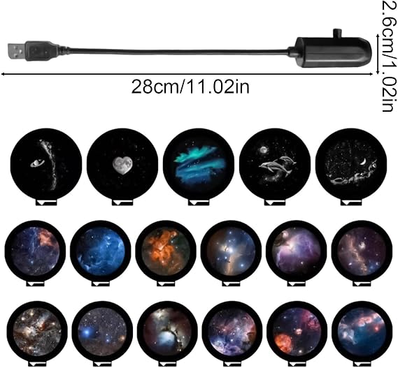 Galaxy Light Projector for Bedroom USB Astronomical Series Ambient Lamp