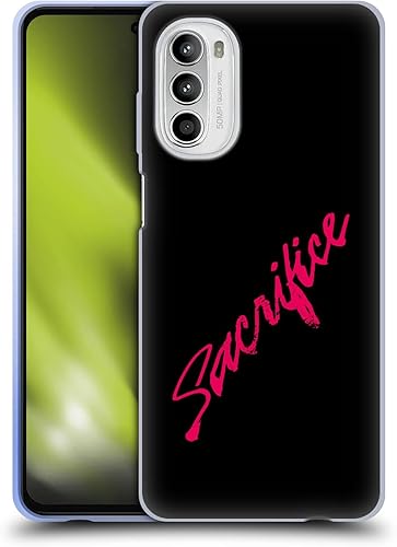 Head Case Designs Officially Licensed Bebe Rexha Sacrifice Key Art Soft Gel Case Compatible with Motorola Moto G52