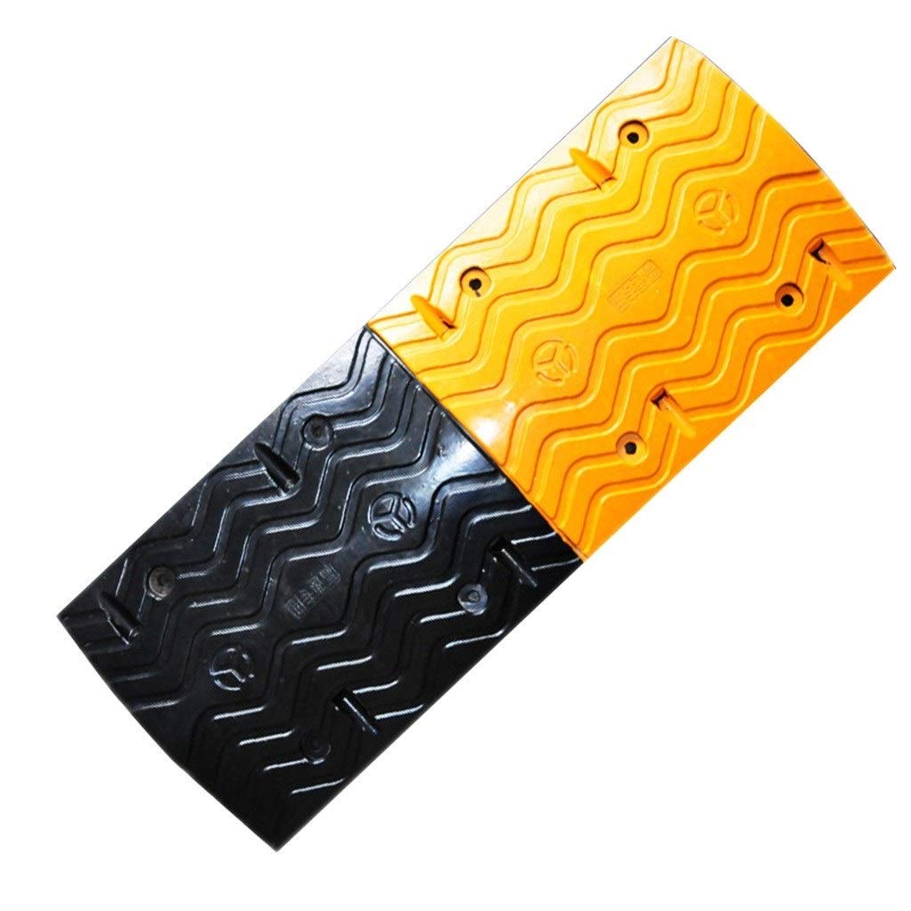 Outdoor Road Deceleration Ramps, Thicken Slope Buffer Zone Parking Lot Service Ramps Deceleration Assist/Size:100 * 38 * 5CM Kerb Ramps (Size : 100 * 38 * 5CM)