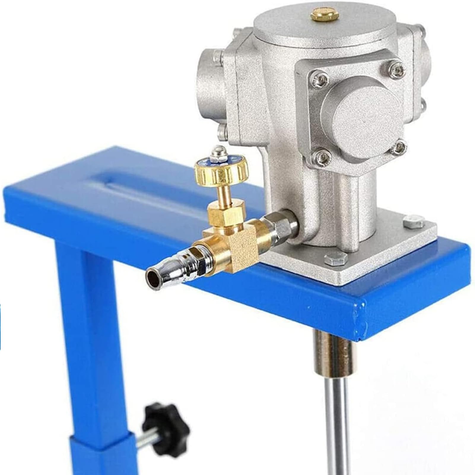 Mezclador NeumáTico De Pintura 100 GAL - Agitador Profesional con Soporte De Clip Y ElevacióN Manual | para Cubetas Y Barriles | Calidad Industrial