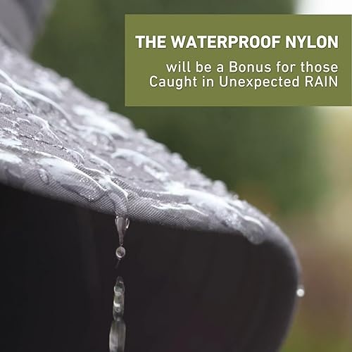 Miniatura 3 de Gran tamaño XL XXL ala ancha impermeable UPF 50 cubeta para sol verano viajes pesca senderismo pescador sombrero desmontable