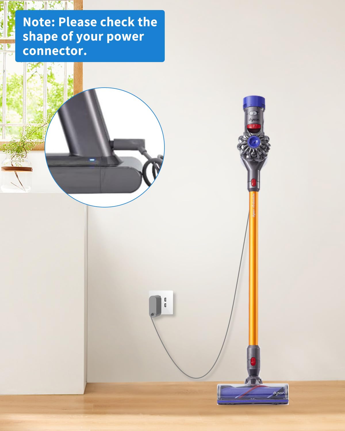 Cargador Superior * Adaptador De Alimentación Cargador 42 V Para Aspiradora Escoba Cecotec Conga Rockstar 800 Ultimate | Ultimate Ergoflex| X-Treme Ergoflex | Ref: 05564, 05751, 05685, 05750