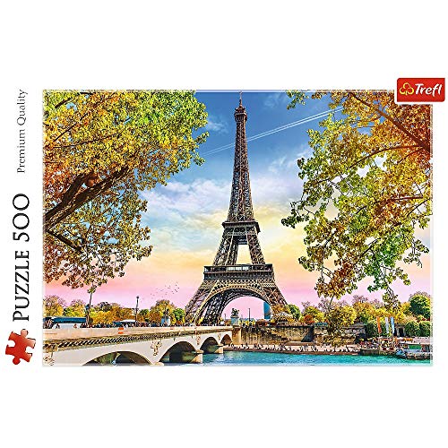 Trefl 916 37330 Romantisches EA 500 Teile, Premium Quality, für Erwachsene und Kinder ab 10 Jahren 500pcs Romantic Paris, Coloured, Farbig – Bild 7