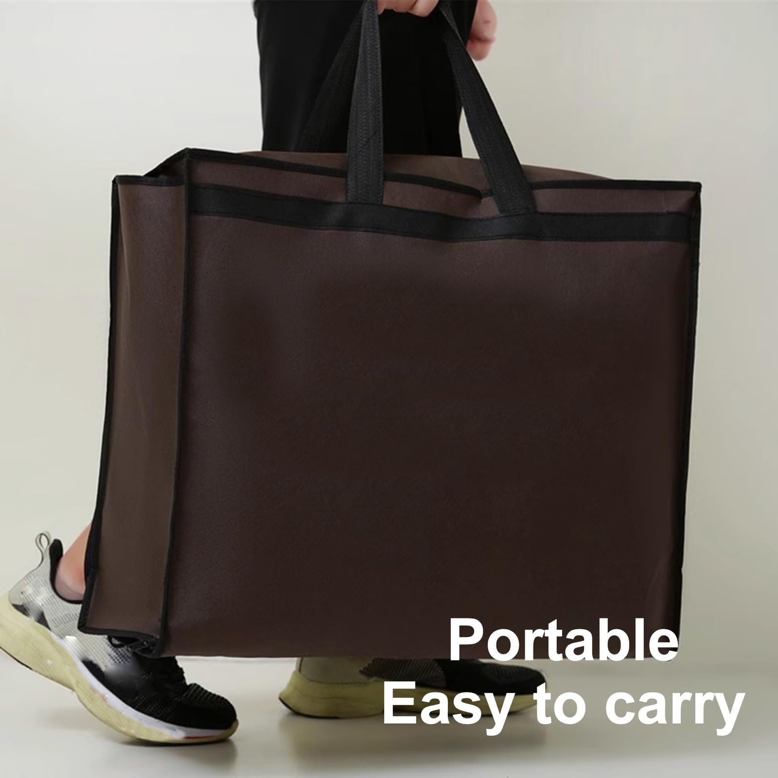 2 Custodie per Abiti da Sposa, Porta Copriabiti Portatili, con Finestra Trasparente, Adatte per Abiti da Sposa(Brown,65x30x200cm/25x12x79in)
