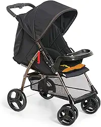 Carrinho de Bebe Passeio Galzerano San Remo Preto Cobre