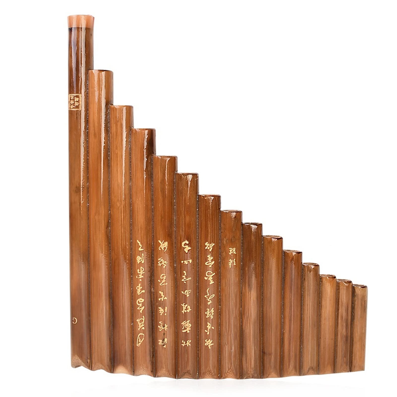 Flauto Pan 15 Tubi G Key Pan Flauto Set Strumento A Fiato In Bambù Naturale Strumento A Fiato In Bambù Strumenti a fiato tradizionali