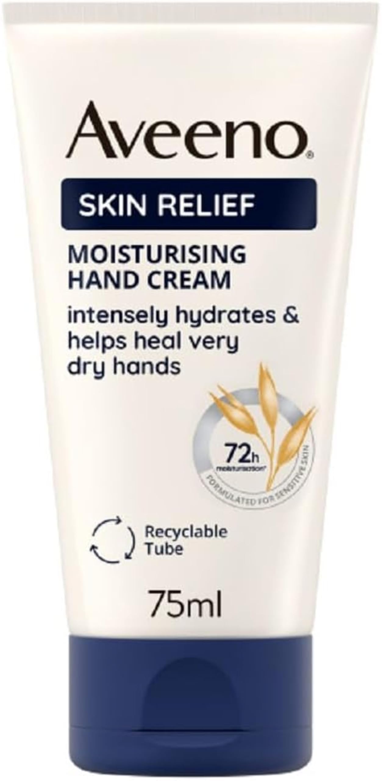 Aveeno Skin Relief Moisturising Hand Cream (1x 75ml), Nourishing Cream to Soothe