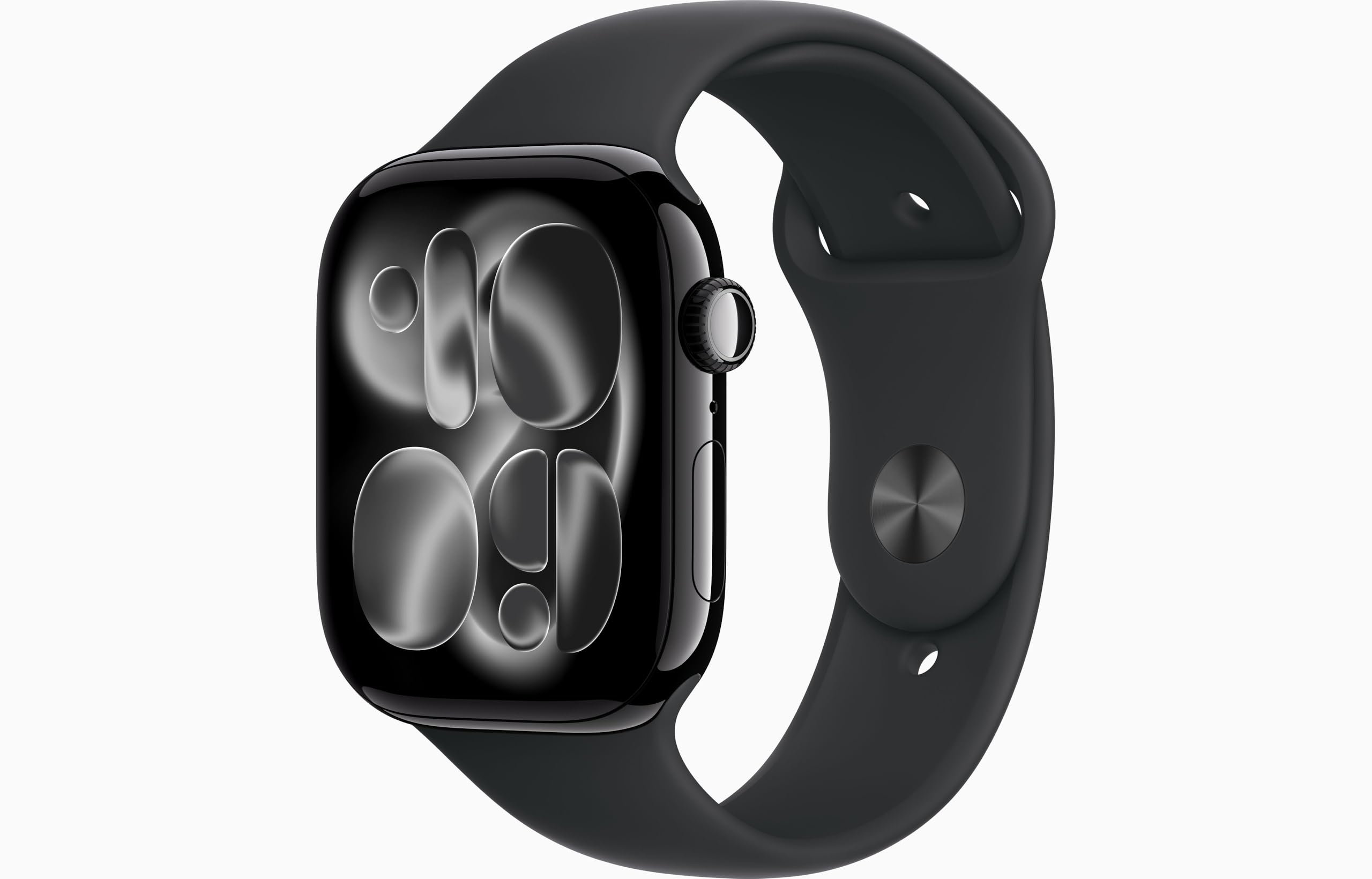 Apple Watch Series 11 [GPS, 46mm] Caja de Aluminio Negro Azabache con Correa Deportiva Negra, M/L (Reacondicionado)