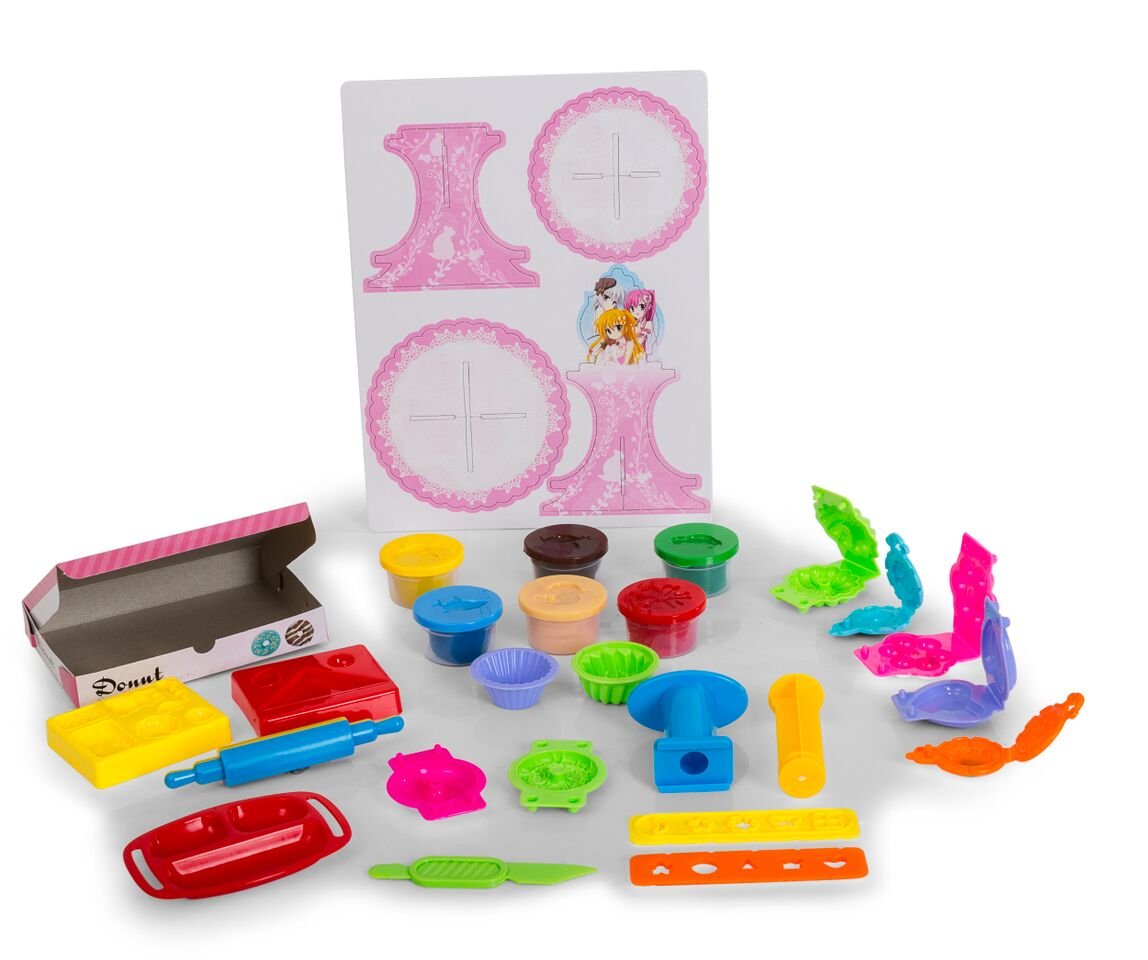 Play Baby Toys DIY Super Soft Clay Collection, Food Series - Cupcake and  Doughnut Set - So Yummy and Sweet : Amazon.in