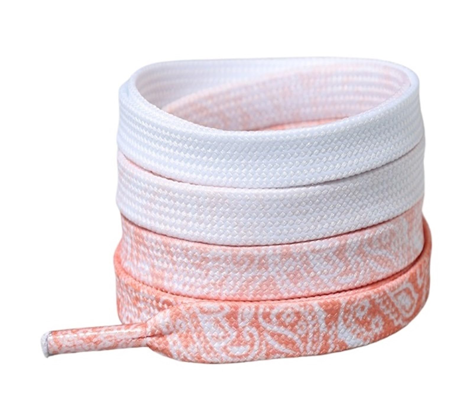 GPDNBIEU Shoelaces, Cadarços Degradê De Borracha Para Sapatos, Tênis, Homens, Mulheres, Esportivos, Acessórios Planos(Gradient Orange,160cm)
