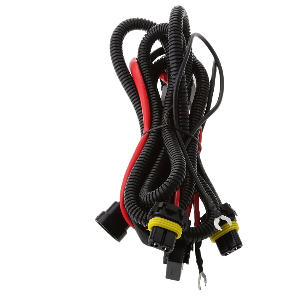Losa H3 H4 H7 H11 9005 9006 HID Conversion Kit Relay Wire Harness Wiring Adapter