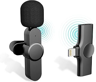 Microfono Wireless per iPhone iPad iOS Professionale Microfono Lavalier Wireless 2 4GHz MIC per YouTube Facebook Live Stream Vlogger Intervista Plug and Play NESSUNA APP O BLUETOOTH Microfono Wireless per iPhone iPad iOS Professionale Microfono Lavalier Wireless 2 4GHz MIC per YouTube Facebook Live Stream Vlogger Intervista Plug and Play NESSUNA APP O BLUETOOTH