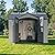 Lifetime Outdoor Storage Shed, 10 x 8 Foot, Gray