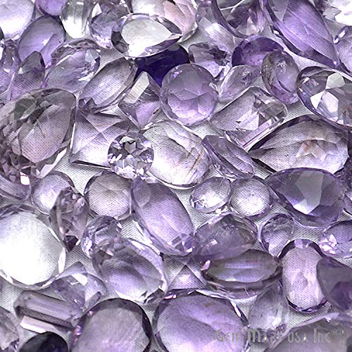 100+ Carats Mix Amethyst, Loose Faceted Stones, Amethyst Mix, Amazing Cut and Quality, Mix Gems, Mixed Gemstone (AA-60001)