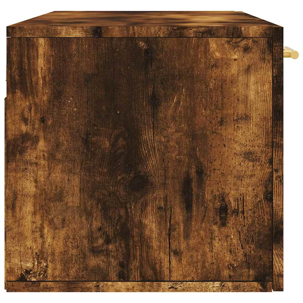 vidaXL Szafka wisząca, przydymiony dąb, 100x36,5x35 cm, szafka wisząca, szafka wiszaca, szafka na sciane, wisząca szafka, szafka na ścianę