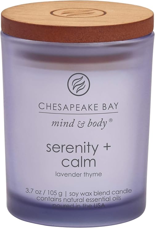 Chesapeake Bay Candle Peace + Tranquility, Balance + Harmony, Serenity + Calm Scented Candle Gift Set, Small Jar (3-Pack), Assorted