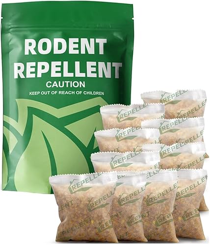 Repelente de roedores, bolsas repelentes de ratones, repelente de ratones en interiores, repelente de ratas para casa, disuasorio de ratones,