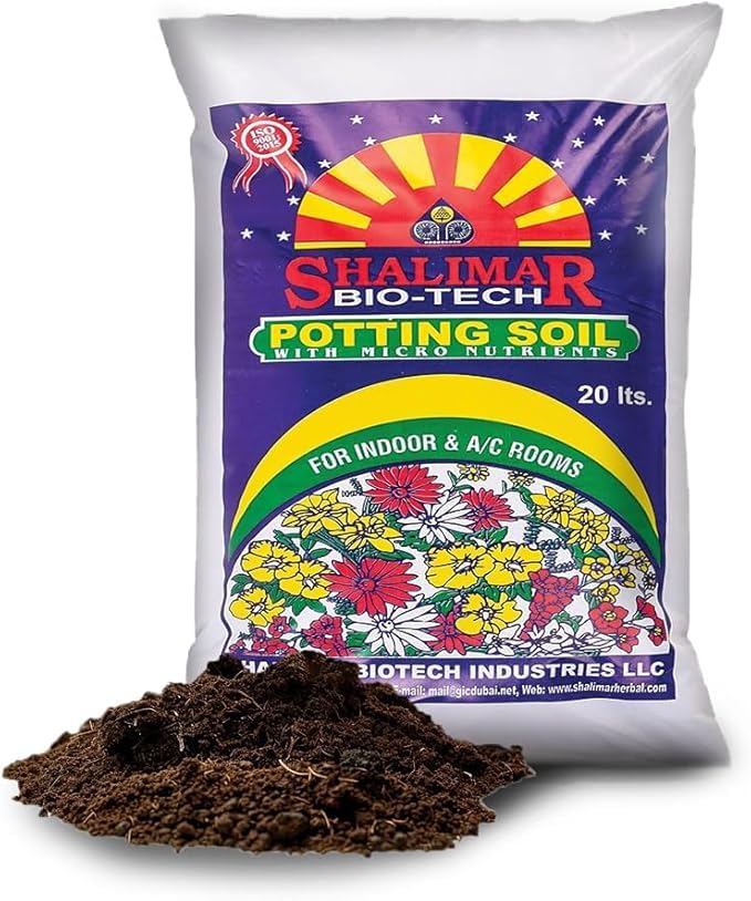 Shalimar Potting Soil (20L) Organic Soil Green Pro/Organic Plant With Micro Nutirients For Indoor And Outdoor Plants For Home - General Purpose Plantsoil - 20 Ltr