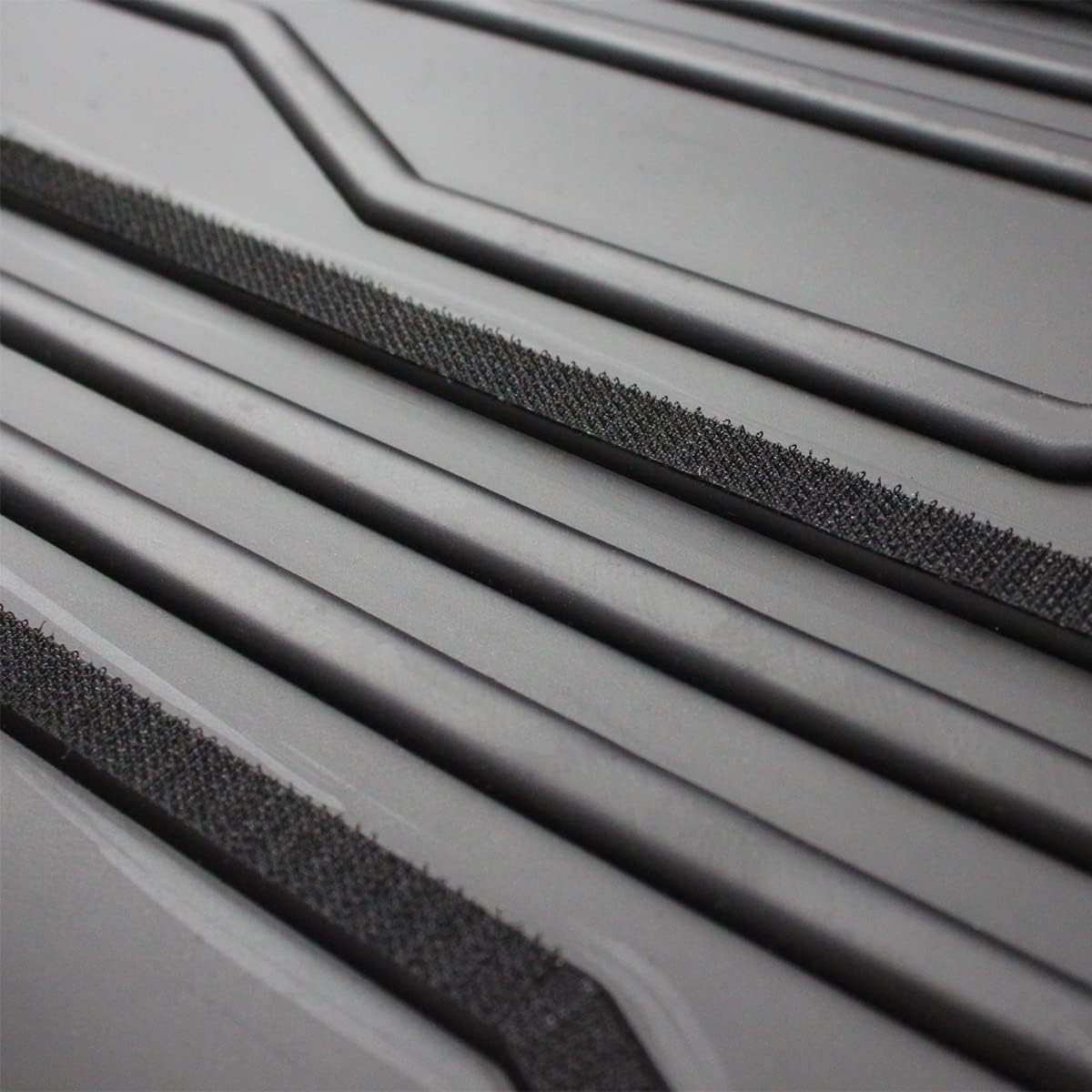 BestEvMod Vehicle Mat Cargo Liner Compatible with Mustang Mach E 2021-2026 Accessories Second Row Seats Back Protector Cover All Weather Pet Mat(Rear Seat Back Protector) 3 Openings