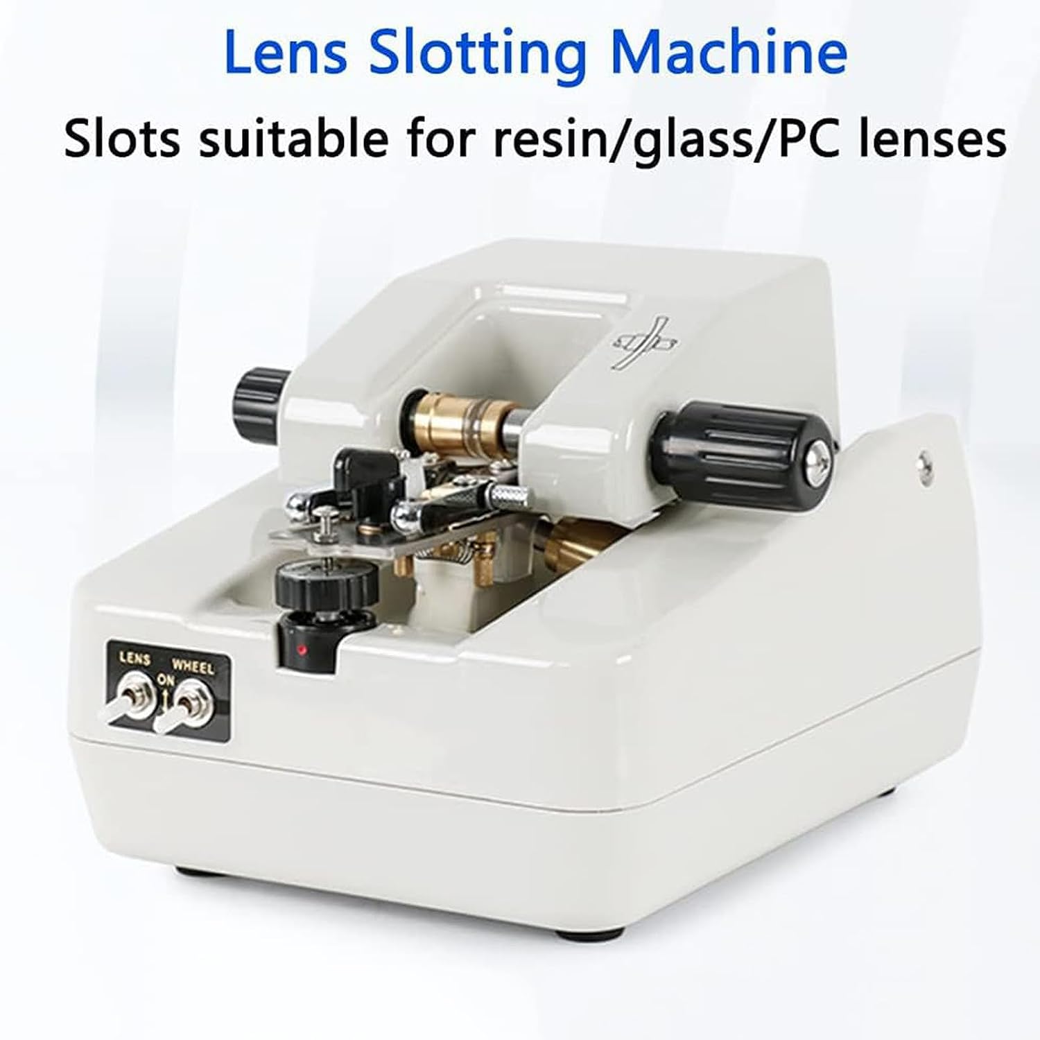 Ranuradora de Lentes ópticas, máquina ranuradora automática de Lentes para anteojos, Profundidad de ranurado de 0 a 0,7 mm, para Resina, Vidrio y PC, Adecuada para Tiendas de óptica y centros de for
