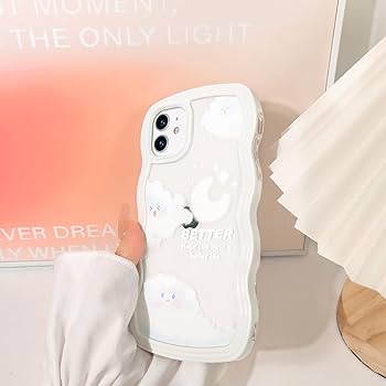 ♡ white♡ Amazon.com: NITITOP Compatible for iPhone 11 Case Cute Clear