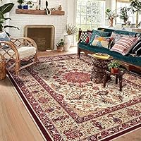 Amazon｜[YXSNG] ペルシャ絨毯ラグ 洗える 花柄 レトロ
