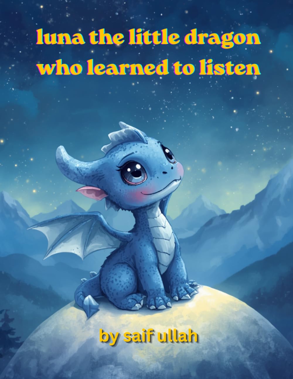 Luna The Little Dragon Who Learned to Listen: A Magical Story About Friendship, Kindness, and the Power of Listening Glowing Mountains Series, Book 2