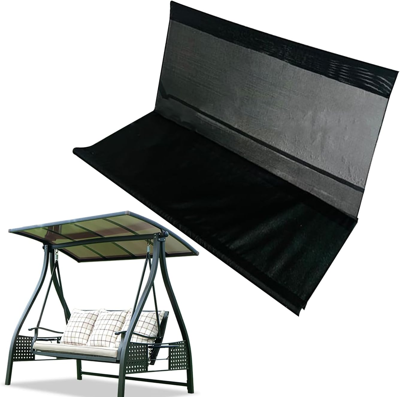 Genérico Seat Cover - Waterproof Porch Seat Cover | Anti-UV and Fabric for Chair Protection Bench Outdoor Furniture Garden Porch