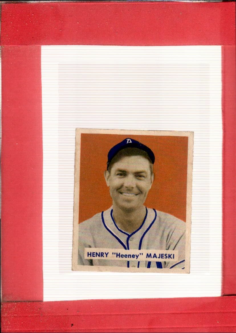 1949 Bowman #127a Hank Majeski NM Near Mint RC Rookie Philadelphia Athletics Baseball