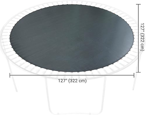 Miniatura 9 de AW Replacement Trampoline Mat with V-Ring Fit 14FT Trampoline Frame 8 Row Stitch UV Resistant Jumping Bed Outdoor
