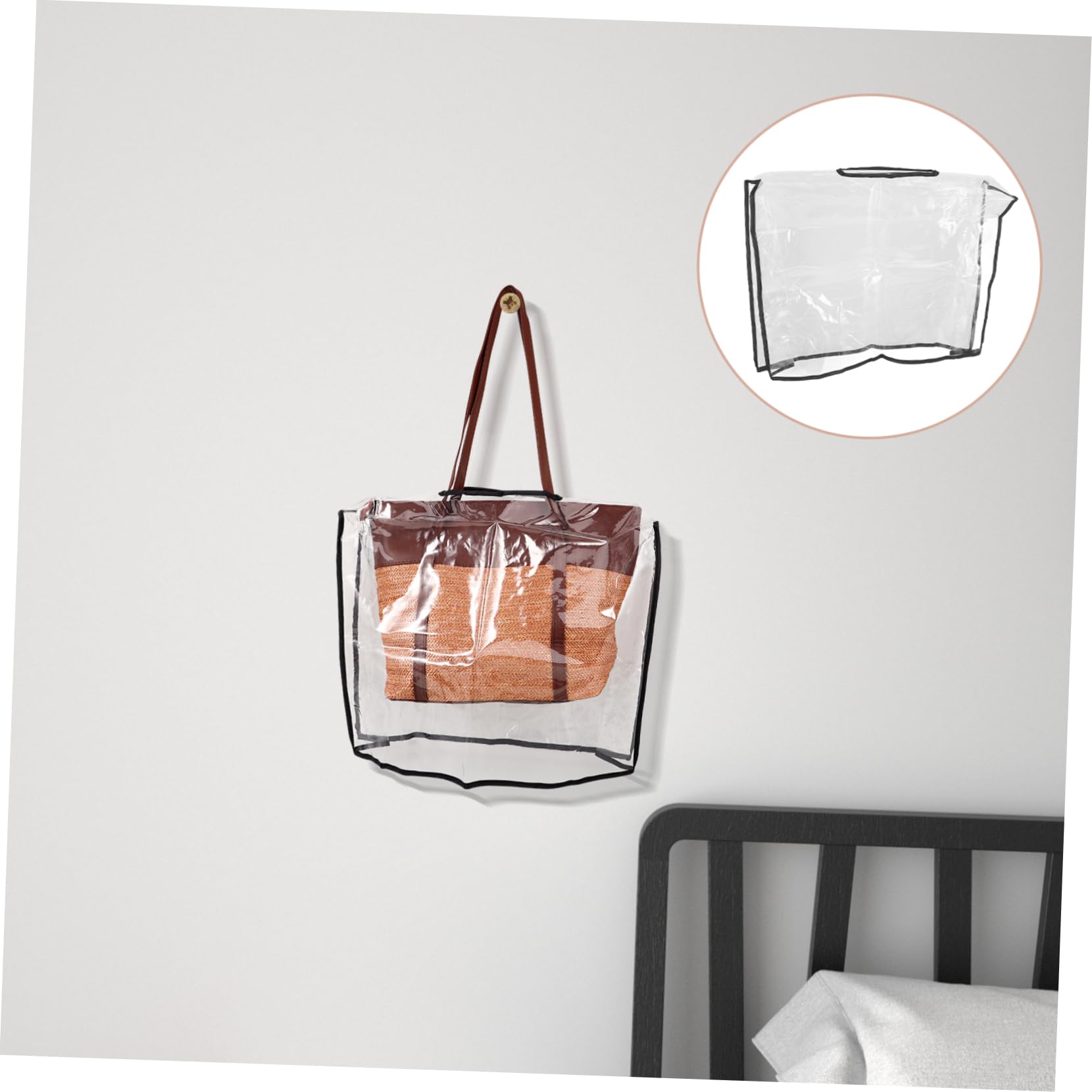 BESPORTBLE 5 Uds Funda Protectora Transparente para Bolso De Mano Funda Protectora para Bolso Accesorio para Bolso Suministro De Bolso De Mano Cubierta A Prueba De Lluvia Suministro De