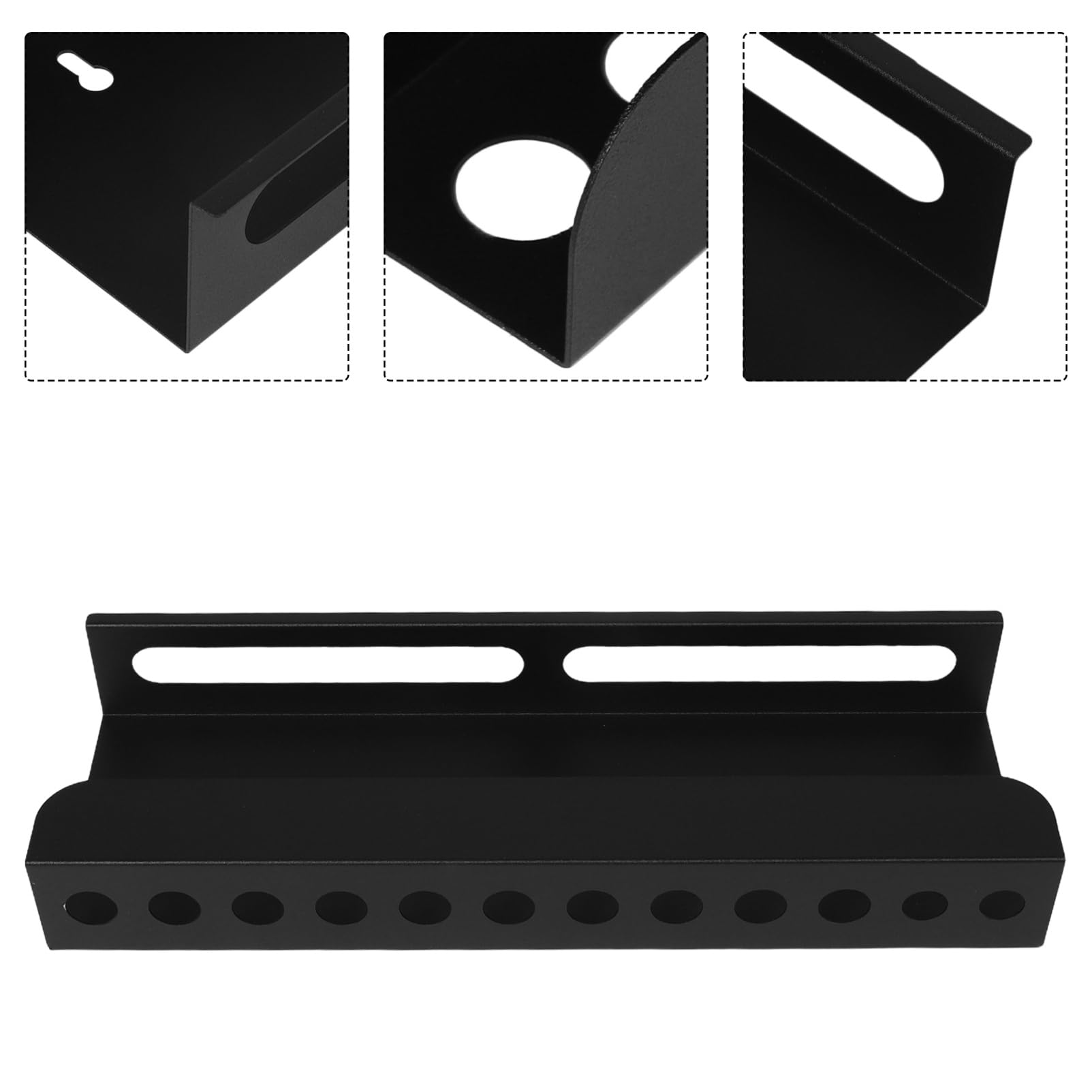 SOLUSTRE Soporte De Almacenamiento De Botellas De Spray y Organizador De Cepillos Estante Pared para De Limpieza De Coches Soporte para Cepillos De Detalle y Accesorios De Lavado