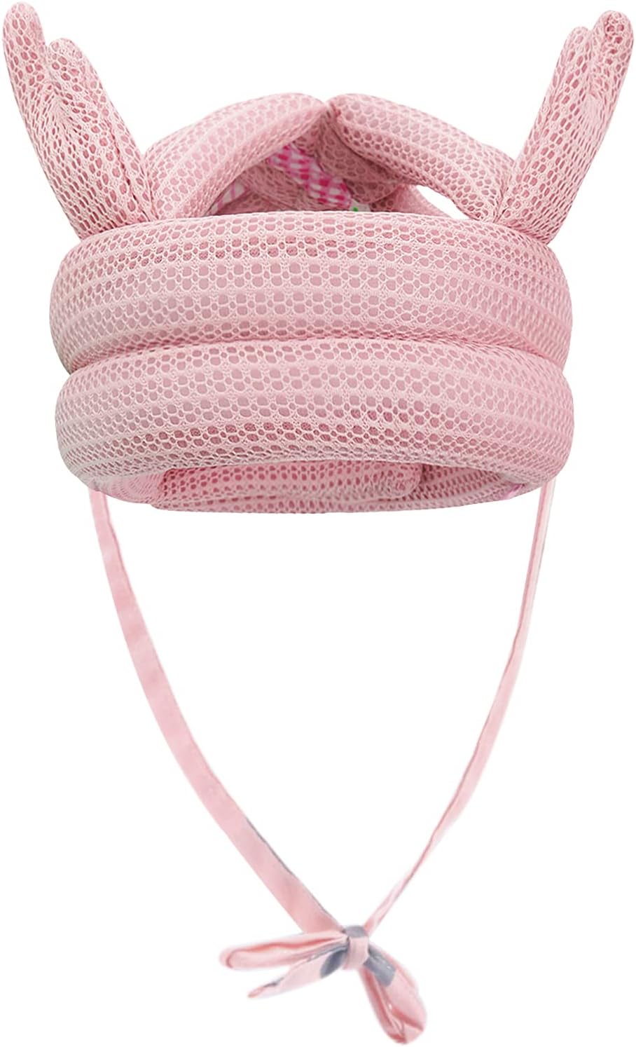 Adjustable Baby Safety Helmet, Infant Toddler Protective Hat for Learning to Walk Crawl, Breathable Lightweight Infant Head Protector Safety Helmet Anti-Collision Headguard Hat Pink