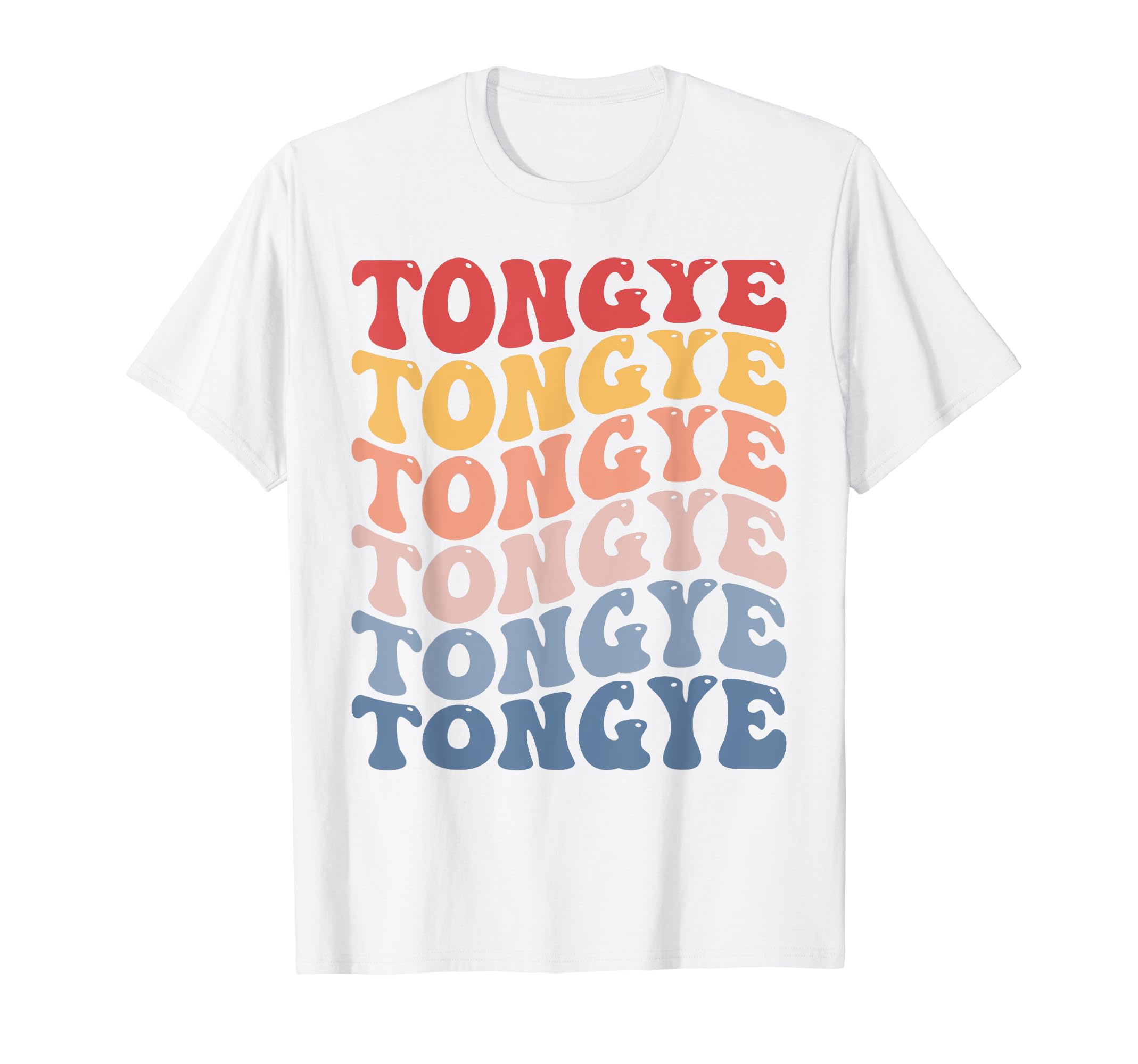 Tongye City Groovy Retro T-Shirt