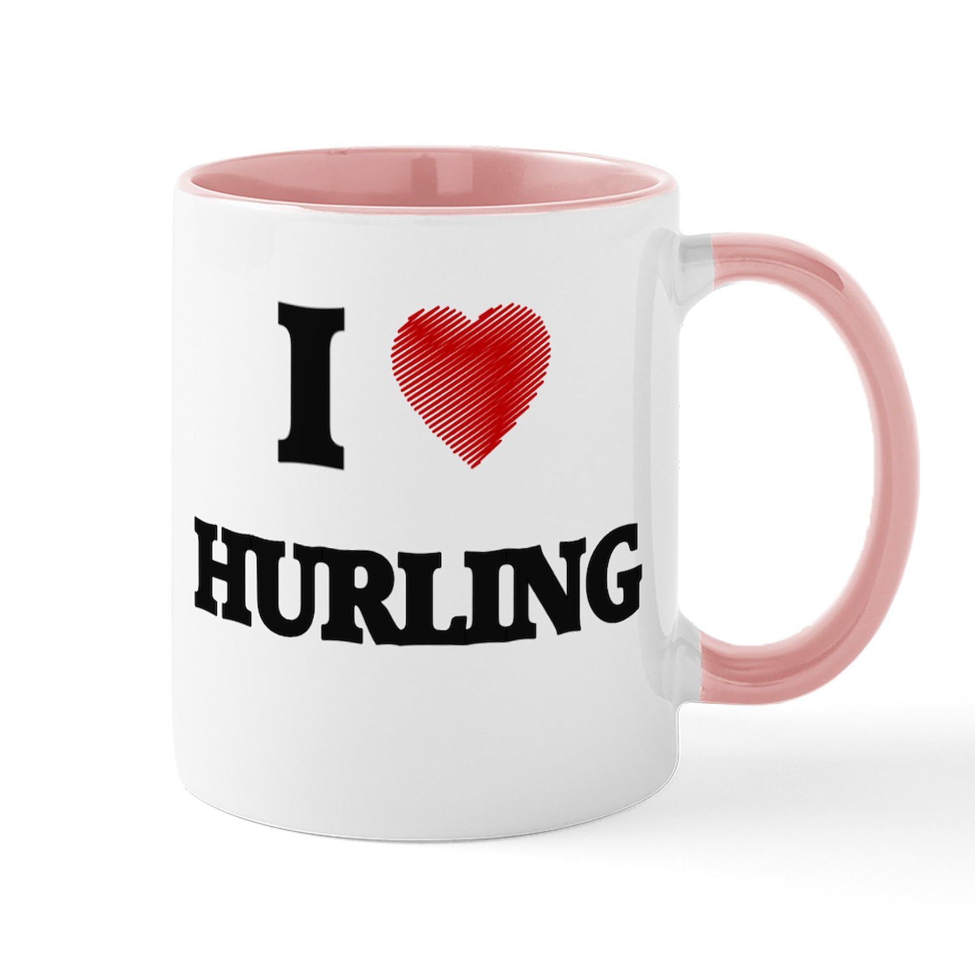 APSRA I Love Hurling Mugs 11 oz Ceramic Mug (1786624195) Printed Coffee and Tea Ceramic Mug- 11OZ Ceramic Coffee Mug